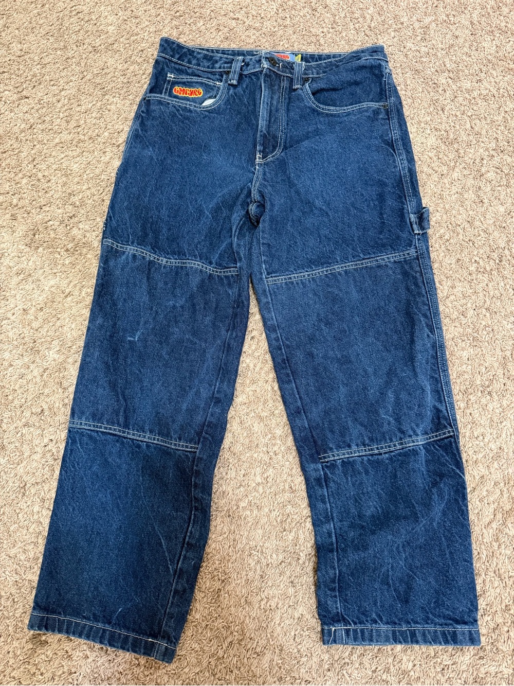EMPYRE Carpenter Jeans Men’s Size 32 Dark Wash Baggy Workwear Denim Y2K